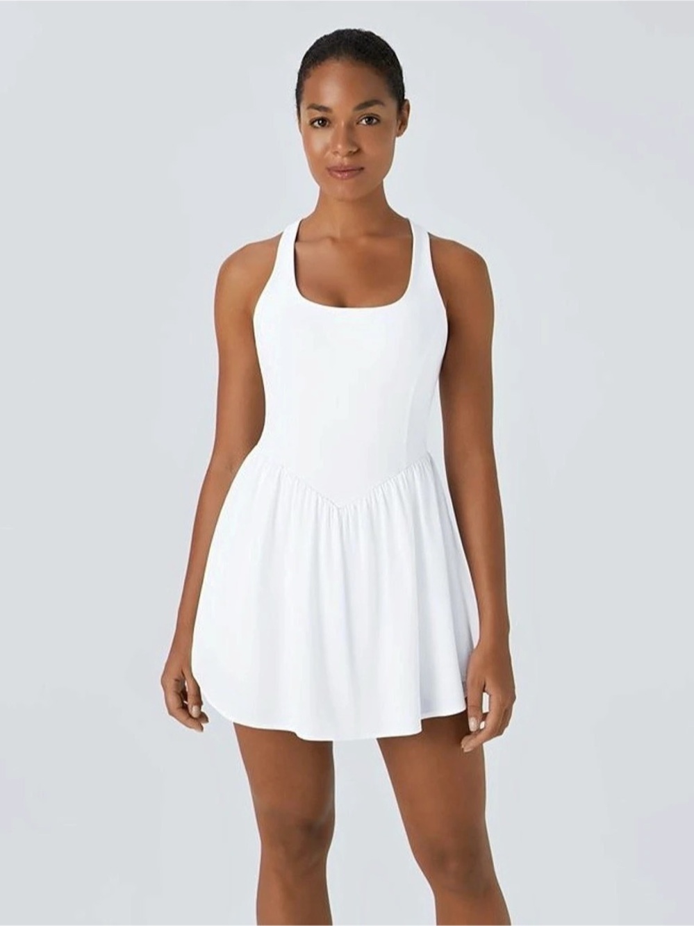 Halara White Hoco Dress